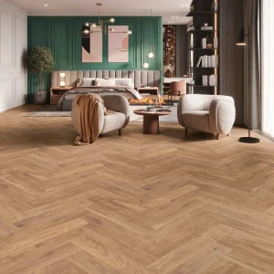 Krono Herringbone K450 Firebrand Oak 8mm Laminate Flooring