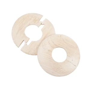 Solid Oak Radiator Pipe Cover 15mm Smoked & White Oiled Pack of 2