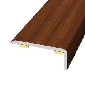 Laminate Stickdown Threshold End Section Dark Walnut 2.7m