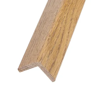 Solid Oak Stair Lipping Smoked 40 x 40mm 0.9m